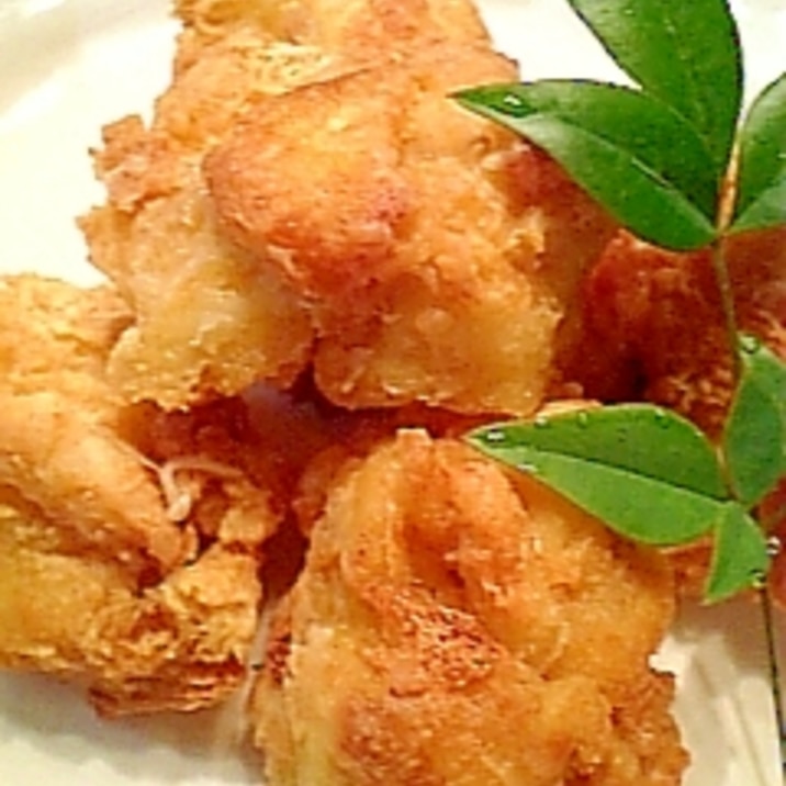 目からうろこの味 ヘルシーな冷凍豆腐のから揚げ レシピ 作り方 By オクハマモ 楽天レシピ